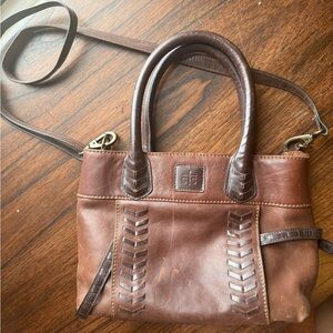 STS Ranchwear Brown Leather Concealed Carry Crossbody Bag